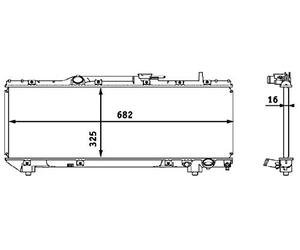 MAHLE Kühler, Motorkühlung CR535000S