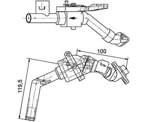 MAHLE Kühlmittelregelventil CV8000P