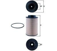 MAHLE KX 191/1D Filtro combustible Filtro de Combustible para MAN HOCL Cartucho