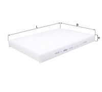 MAHLE LA 1294 - Filtro de aire interior de cabina - Filtro de polen - Coche