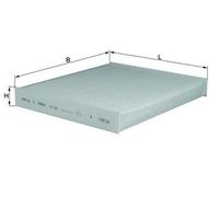 MAHLE LA 189 Filtro de habitáculo para OPEL Meriva A Monospace (X03) Filtro de