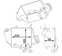 MAHLE Ladeluftkühler CI156000P