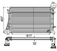 MAHLE Ladeluftkühler CI164000P