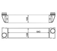 MAHLE Ladeluftkühler CI193000S