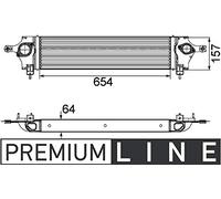 MAHLE Ladeluftkühler CI200000P