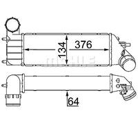 MAHLE Ladeluftkühler CI23000S