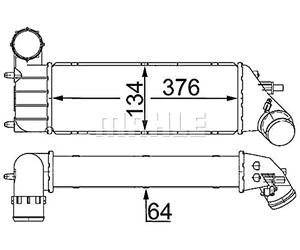 MAHLE Ladeluftkühler CI23000S