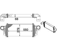 MAHLE Ladeluftkühler CI239000P