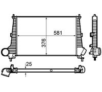 MAHLE Ladeluftkühler CI300000P