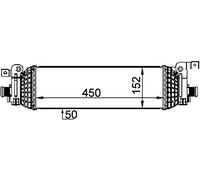 MAHLE Ladeluftkühler CI326000P