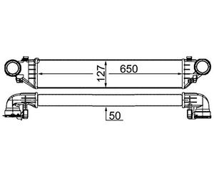 MAHLE Ladeluftkühler CI343000S