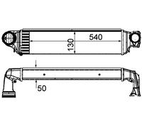 MAHLE Ladeluftkühler CI425000S
