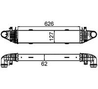 MAHLE Ladeluftkühler CI428000S