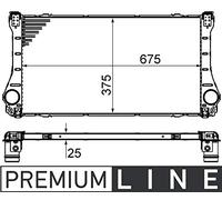 MAHLE Ladeluftkühler CI462000P