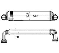 MAHLE Ladeluftkühler CI488000S