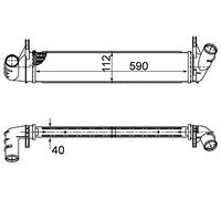 MAHLE Ladeluftkühler CI495000S