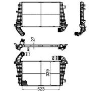 MAHLE Ladeluftkühler CI511000S