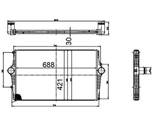 MAHLE Ladeluftkühler CI518000S