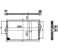 MAHLE Ladeluftkühler CI520000S