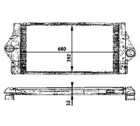 MAHLE Ladeluftkühler CI58000P