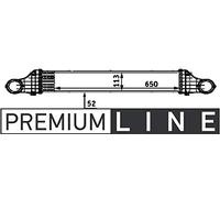 MAHLE Ladeluftkühler CI68000P