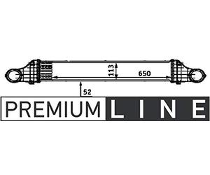 MAHLE Ladeluftkühler CI68000P