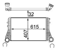 MAHLE Ladeluftkühler CI83000S
