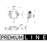 MAHLE Ladeluftkühler LLK Para Mercedes C-Klasse T-Model S206 W206 S214 S213