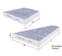 MAHLE LAK 225/S Filtro de habitáculo para BENTLEY CONTINENTAL Coupé (3W) Filtro