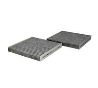 MAHLE LAK 630/S - Filtro de aire de cabina interior - Filtro de polen activado por carbón - con protección contra olores - Coche