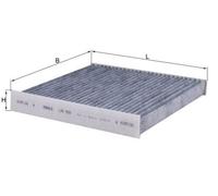 MAHLE LAK 859 Filtro de habitáculo para FORD Transit Mk6 Tourneo Filtro de