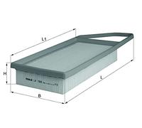 MAHLE LX 1282 Filtro de aire Cartucho filtrante