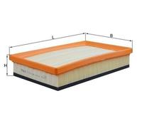 MAHLE LX 2060 Filtro de aire para FIAT BRAVO II (198) STILO (192)