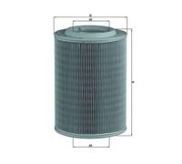 MAHLE LX 314 Filtro de aire para VW California Westfalia T4 Bus (7DJ, 7DK, 70J)