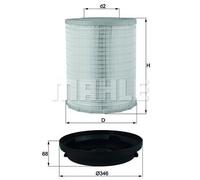 MAHLE LX 3480 KIT Filtro de aire adecuado para MERCEDES-BENZ ATEGO ATEGO 2 AXOR