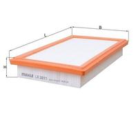 MAHLE LX 3811 Filtro de aire adecuado para MERCEDES-BENZ Clase C T-modell (S205)