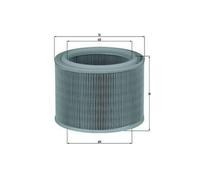 MAHLE LX 486 Filtro de aire adecuado para PEUGEOT Partner I Combispace (5, G)