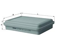 MAHLE LX 570 Filtro de aire Cartucho filtrante