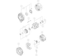 Mahle Molido eorig MG 344 Luz Máquinas