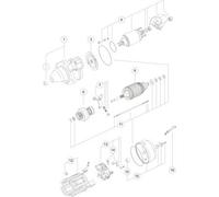 Mahle Molido eorig MS 347 Motor de arranque