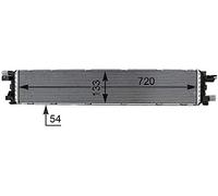 MAHLE Niedertemperaturkühler, Ladeluftkühler CIR1000P
