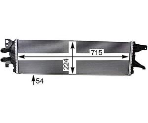 MAHLE Niedertemperaturkühler, Ladeluftkühler CIR8000P