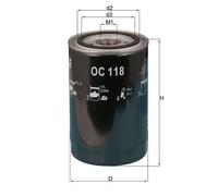 MAHLE OC 118 Filtro de aceite Filtro de aceite motor para JEEP