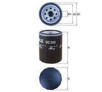 MAHLE OC 203 Filtro de aceite Filtro de aceite motor para FORD FIESTA III (GFJ)