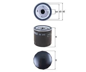 MAHLE Ölfilter OC243