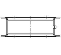 Mahle Original 001 FL 10358 025 cojinete del cigüeñal
