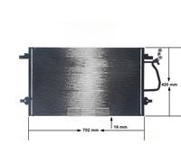 MAHLE ORIGINAL AC 181 000S Condensador, aire acondicionado