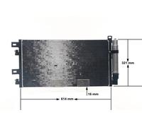 MAHLE Aftermarket Condensador, aire acondicionado para MINI: MINI (Ref: AC 312 001S)