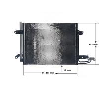 MAHLE ORIGINAL AC 325 000S Condensador, aire acondicionado