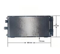 MAHLE ORIGINAL AC 333 000S Condensador, aire acondicionado